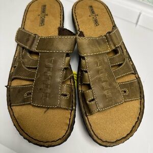 Brown Minnetonka Sandals